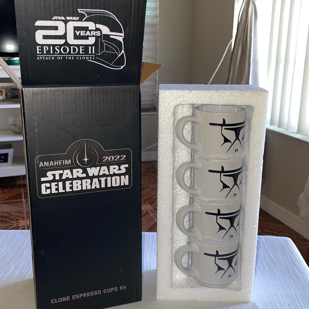 NIB 4 Clone Espresso cups